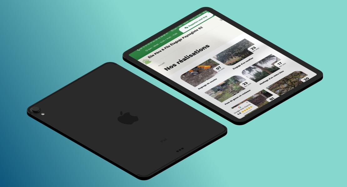 Élie Père & Fils Élagage Paysagiste 92 iPad