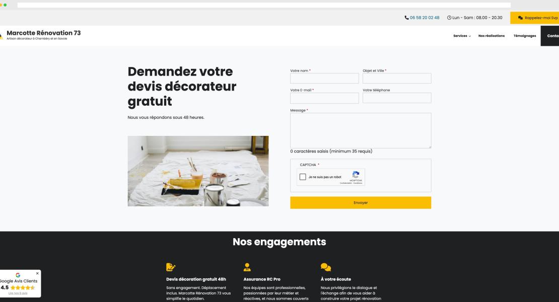 Marcotte Rénovation 73 Desktop