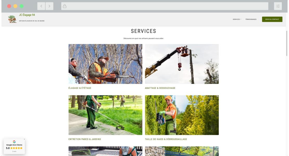 JC Élagage 94 Desktop